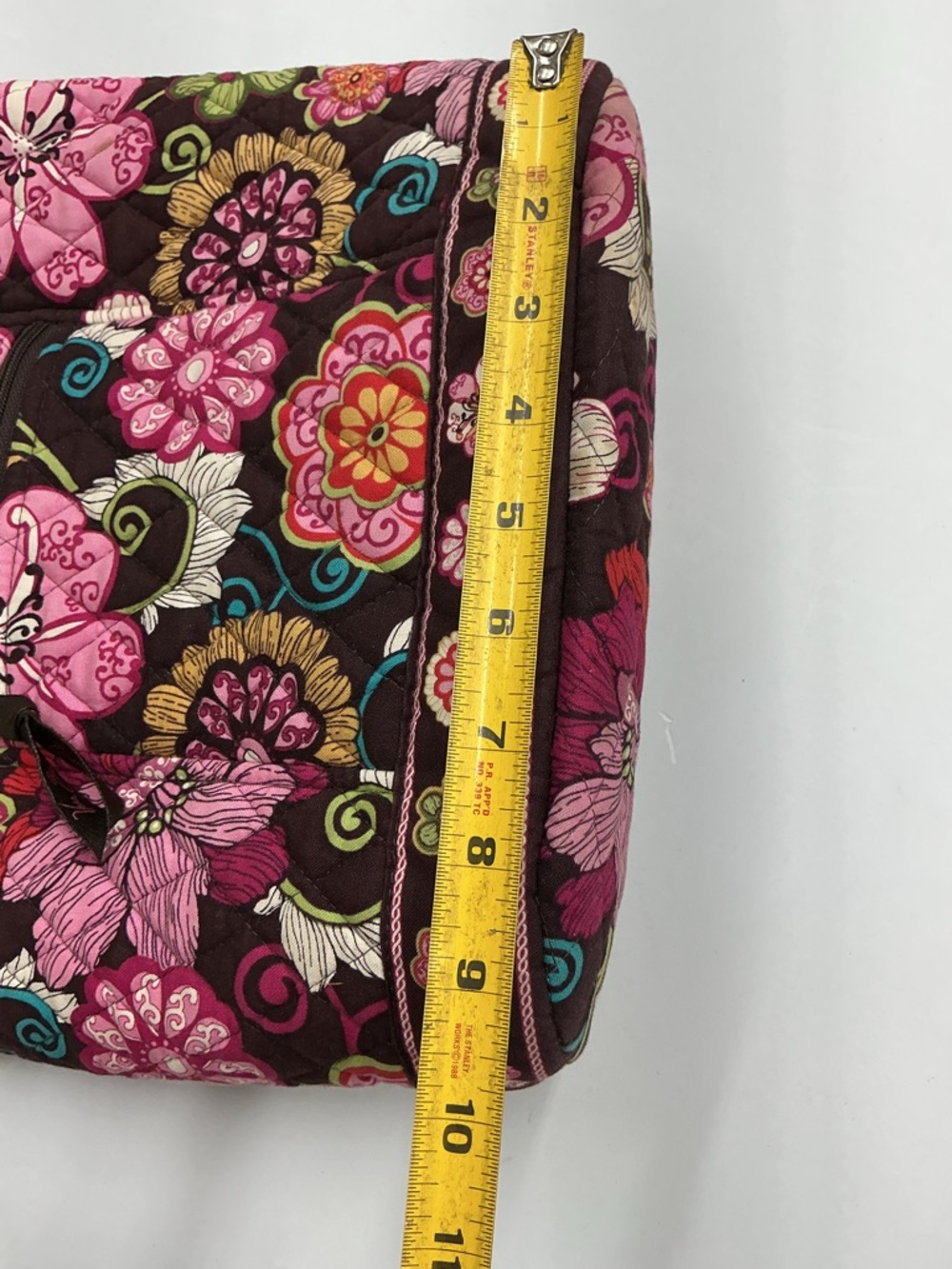 Vera Bradley Quilted Floral Tote Bag - Pink Floral Pattern - Picture 7 of 8